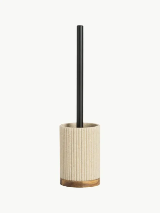 Toilettenbürste Laura mit Holz-Dekor