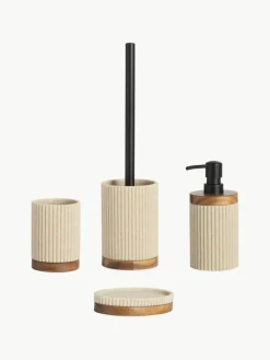 Toilettenbürste Laura mit Holz-Dekor
