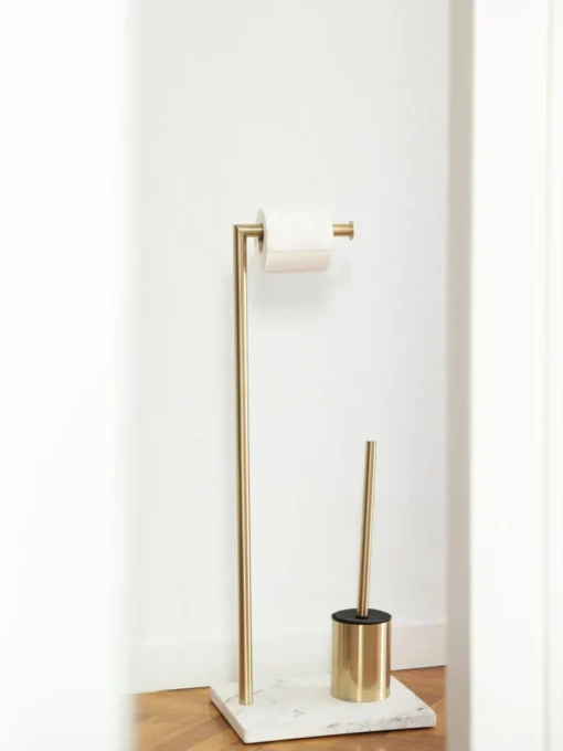 Toilettenpapierhalter Albany mit Toilettenbürste