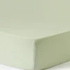 Topper-Spannbettlaken Airy, gewaschenes Leinen