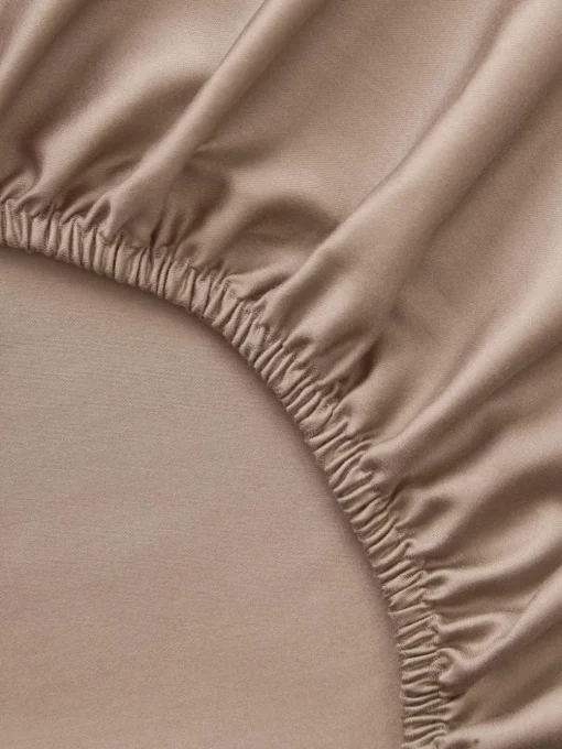 Topper-Spannbettlaken Premium, Baumwollsatin
