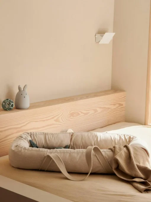 Tragbares Babynest Gro aus Baumwolle