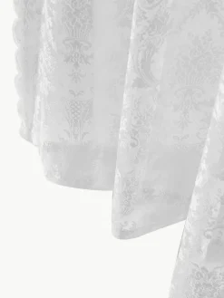 Transparente Spitzen-Gardinen Lacina mit Tunnelsaum, 2 Stück