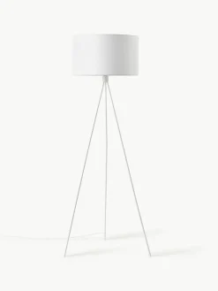 Tripod Stehlampe Cella mit Stoffschirm