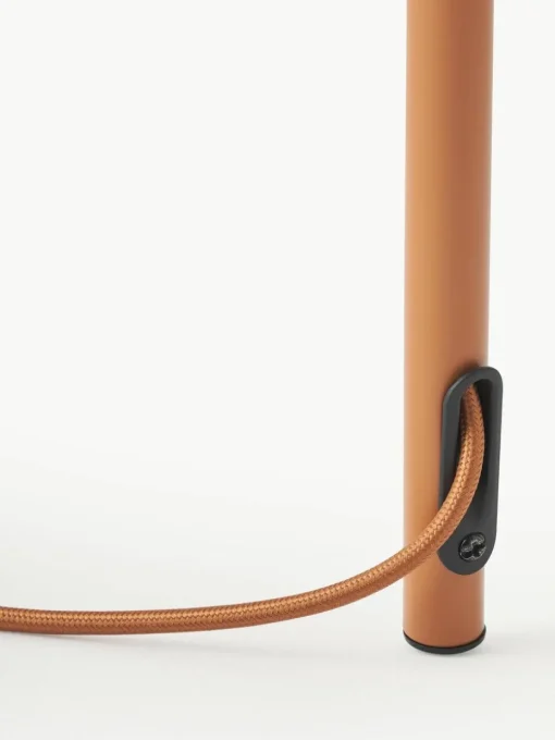 Tripod Stehlampe Cella mit Stoffschirm