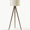 Tripod Stehlampe Jake aus Massivholz