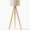 Tripod Stehlampe Jake aus Massivholz