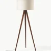 Tripod Stehlampe Jake aus Massivholz