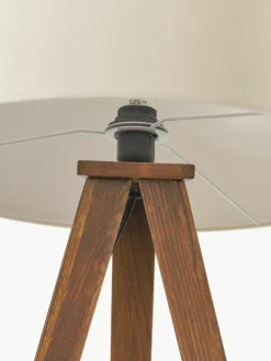 Tripod Stehlampe Jake aus Massivholz