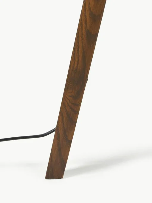 Tripod Stehlampe Jake aus Massivholz