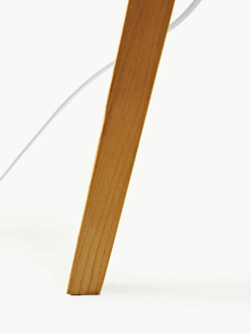 Tripod Stehlampe Jake aus Massivholz