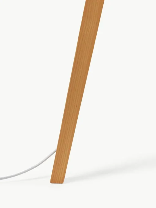Tripod Stehlampe Jake aus Massivholz