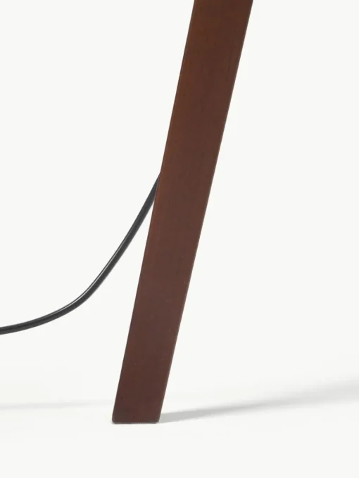 Tripod Stehlampe Jake aus Massivholz