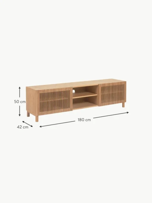TV-Lowboard Beyla aus Eichenholz