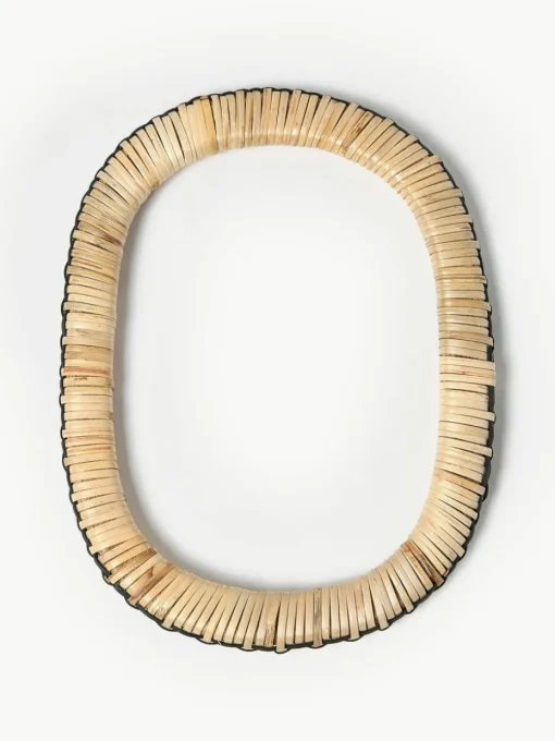 Untersetzer Weave aus Rattan und Mangoholz, 2er-Set