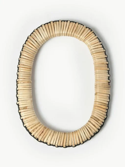 Untersetzer Weave aus Rattan und Mangoholz, 2er-Set