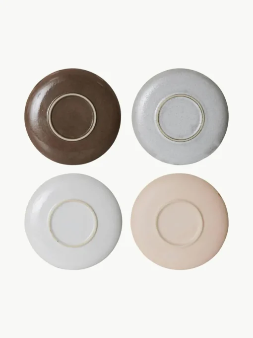 Untertassen-Set 70's, 4er-Set