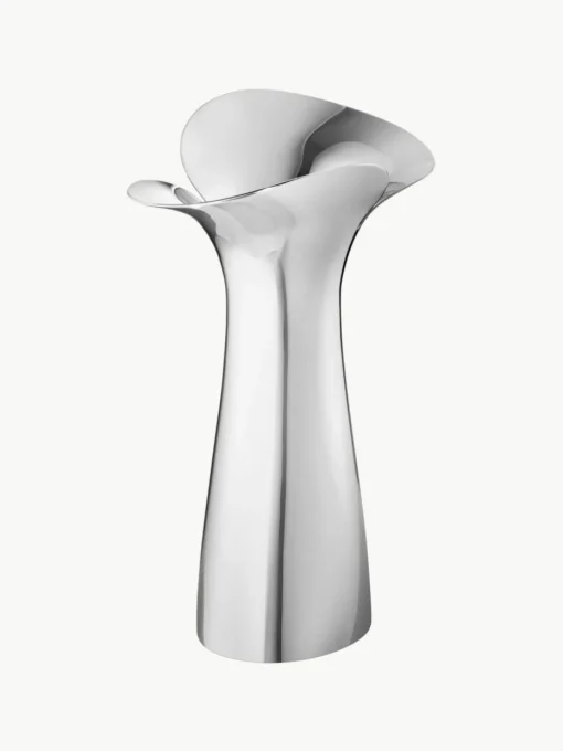 Vase Bloom Botanica aus Edelstahl, H 22 cm