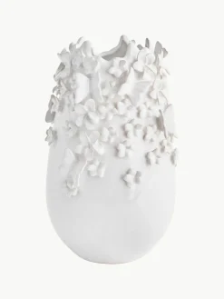 Vase Daphne mit 3D-Verzierung, H 35 cm