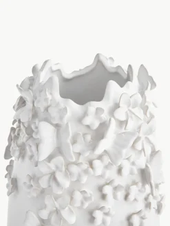 Vase Daphne mit 3D-Verzierung, H 35 cm