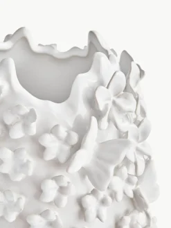 Vase Daphne mit 3D-Verzierung, H 35 cm