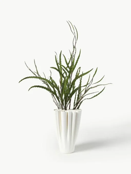 Vase Dedali aus Steinzeug, H 25 cm