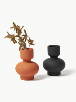 Vase Elta aus Steingut, H 16 cm