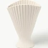 Vase Fountain aus Steinzeug, H 31 cm