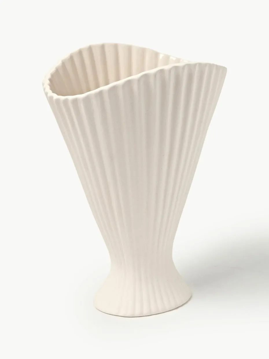 Vase Fountain aus Steinzeug, H 31 cm