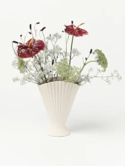 Vase Fountain aus Steinzeug, H 31 cm