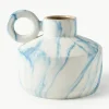 Vase Kiko in Marmor-Optik, H 27 cm