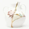 Vase Kintsugi aus Fine Bone China, H 19 cm