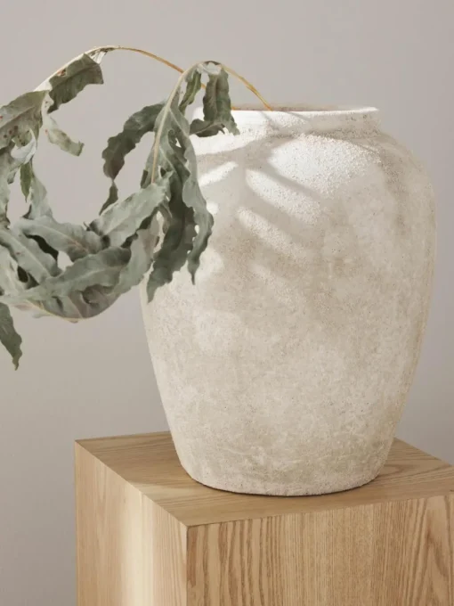 Vase Leana mit Sand-Finish, H 32 cm