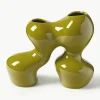 Vase Madhuri aus Steinzeug, H 25 cm