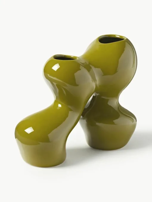 Vase Madhuri aus Steinzeug, H 25 cm
