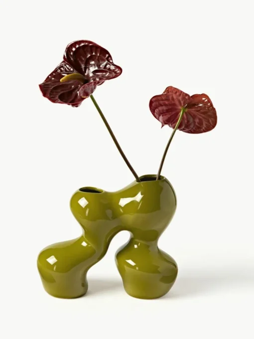 Vase Madhuri aus Steinzeug, H 25 cm