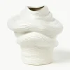 Vase Moss aus Steinzeug, H 36 cm