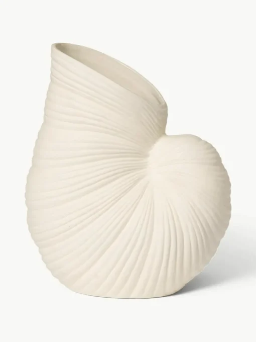Vase Shell in Muschel-Form, H 27 cm