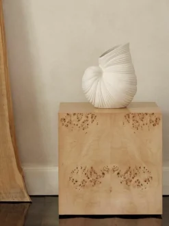 Vase Shell in Muschel-Form, H 27 cm