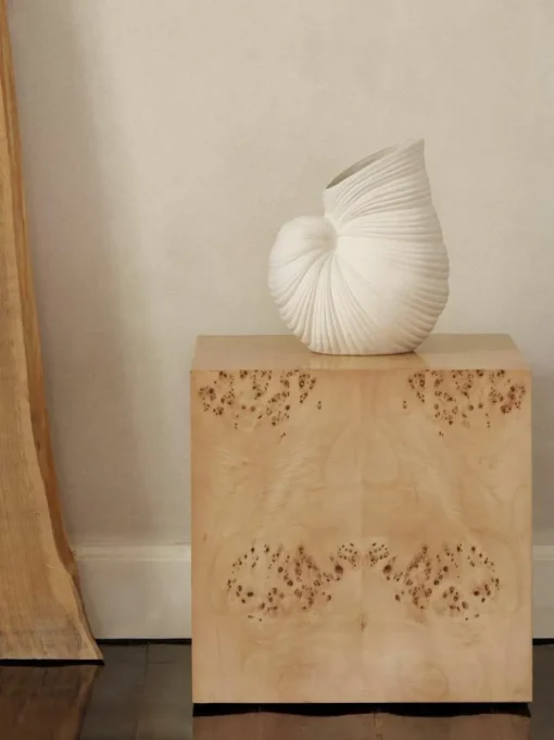 Vase Shell in Muschel-Form, H 27 cm