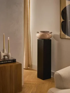Vase Veda aus Terrakotta, H 16 cm