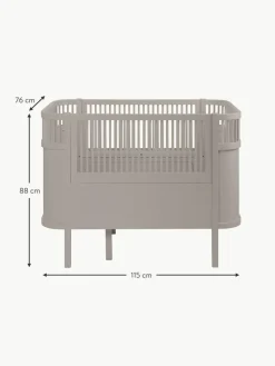Verlängerbares Babybett Baby & Junior aus Birkenholz, 70 x 110/150 cm