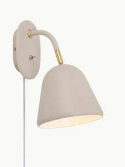 Verstellbare Wandleuchte Mala mit Stecker