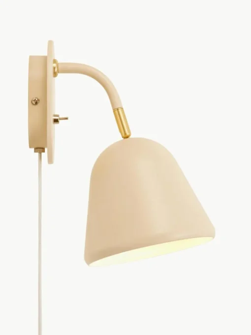 Verstellbare Wandleuchte Mala mit Stecker