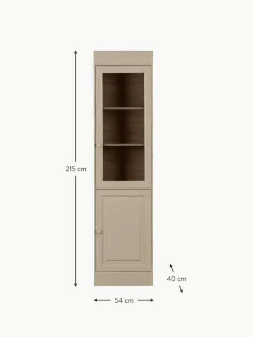 Vitrine Chow aus Kiefernholz