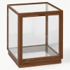 Vitrine Miru aus Eichenholz
