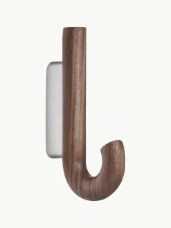 Walnussholz-Wandhaken Umbrella, in verschiedenen Größen