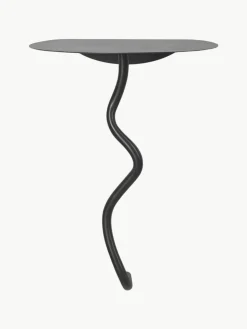 Wand-Beistelltisch Curvature aus Messing