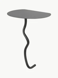 Wand-Beistelltisch Curvature aus Messing