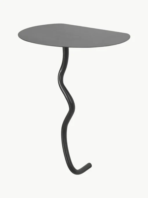 Wand-Beistelltisch Curvature aus Messing